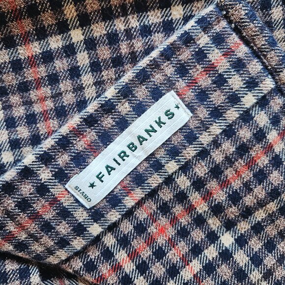 Orvis Men's Flannel Plaid Shirt Fairbanks Cotton Size M - Picture 9 of 10
